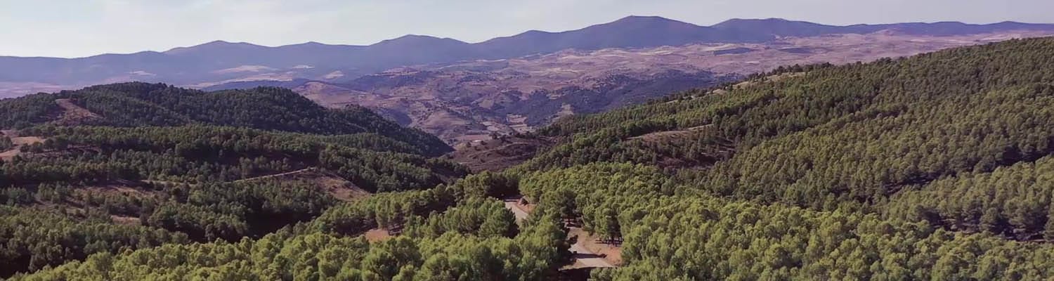 Vista desde el Puerto ciclista de Murero (ibérica Bike) © Comarca de Daroca